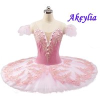 Pink Professional Ballet Tutu the Nutcracker Classical pancake Ballet Stage Costume Performance Platter Tutu dress girls JN0256