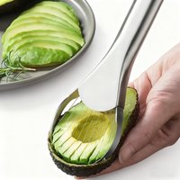 2 in 1 Avocado Knife Stainless Steel Cutters Kitchen Gadgets Fruit Cutting Artifact All for Kitchen and Home Fruit Slices