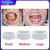 10/20Pcs Dental Rubber Mouth Opener Disposable Cheek Retractors Orthodontic Oral Lip Cheek Retractor O Shape Expander Dentistry
