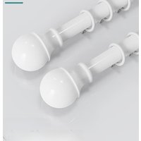 Thiened Single Rod Curtain Pole Set with Hooks Sliding Tra Curtain Holder Roman Pole Adjustable Length Home Textile