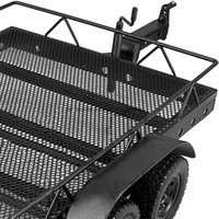 1:10 Scale RC Trailer with Four Tires DIY for Axial SCX10 D90 RC Crawler Trunk Model