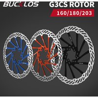 BUCKLOS G3CS Bike Brake Disc 160/180/203mm Bicycle Disc Brake Rotor Ultralight Road Mtb Brake Rotor Durable 6 Bolts G3 Rotors