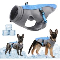 Summer cool cool down Gear for Dogs, Dog Cooling Vest UV Sun Protection - Lightweight,Dog Anxiety Relief Vest During Hot Days