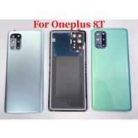 For OnePlus 8T+ 5G Battery Back Cover Glass Rear Door Housing Panel Case Replacement For One Plus 1+ 8T 8 T Camera Lens