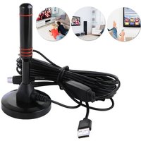 HD Digital TV Antenna Indoor Daily Use TV With Amplifier VHF/UHF Quick Outdoor Aerial Useful Accessories For Home Office Travel