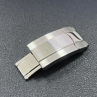 16X9mm Solid Stainless Steel Folding Buckle for Rolex Submariner Oysterflex Daytona GMT Watch Band Strap Deployment Clasp