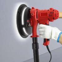 Drywall Sander Variable Speed Handheld Drywall Sander Walls Plaster Ceiling Sanders with Led Light Electric-Sanders for Walls