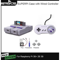 Retroflag SUPERPi Case with Wired Controller for Raspberry Pi 3B+ 2B 3B Deluxe Edition UCase Set