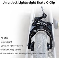 UnionJack Folding Bike Road Bike Brake V-Brake Full CNC Craftsmanship Lightweight Brake Direct Mount For Brompton A/C/T/P line