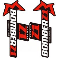 2Pcs set of marzocchi BOMBER z1 front fork sticker bicycle mountain bike sticker