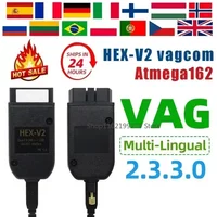 VCDS VAGCOM Interface VCDSCAN HEX V2 Update 23.3.3 FOR VW Skoda AUDI Seat Multi-Language Vehicle Diagnostics Tools