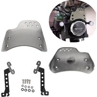Universal Motorcycle Windshield Windscreen Wind Deflector Round Headlight For Husqvarna For Yamaha XSR For Royal Enfield Triumph