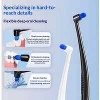 Small Head Single Bundle Interdental Brush Teeth Cleaning Toothbrush Deep Oral Cleaning Soft Bristle Colorful