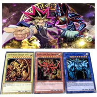 5 Packs Yugioh Cards Mix Game Black Magician Blue Eyes Dragon Paper Card English Version Collection Random Trading Gift Toy