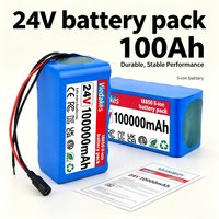 24V 100000mAh 7S3P 21700 29.4V 80000mAh Li-ion Battery Pack + Free 2A Charger for Wheelchairs Power Li-ion Replacement Battery