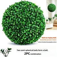 1pc artificial green plant grass ball simulated decorative ball balcony courtyard garden wedding home decoration