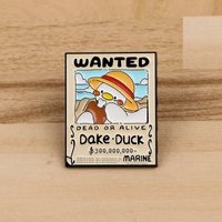 Anime Duck Enamel Pin Cartoon Animal Badges on Backpack Women's Brooches Hat Lapel Pins Cosplay Accessories Toys Gifts