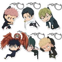 Anime Keychain Jujutsu Kaisen Yuji Itadori Megumi Yuta Choso Naoya Acrylic Pendant Accessories Car Key Chain