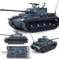 Panzer IV G Type Military Armored Tank Building Blocks Assembly Toy 985pcs