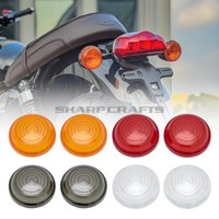 Motorcycle Parts Turn Signal Light Lens Indicator Light Cover For Triumph Bonneville T100 T120 BLACK