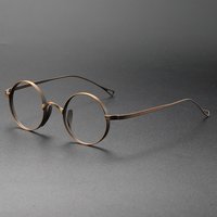 Retro-Rundrahmen, kleiner Rahmen, Lesebrille für Damen und Herren, modisch, ultraleicht, hochwertige Blaulichtfilterbrille