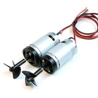 6V-12V Underwater Thruster 390 Motor Engine 13000RPM with Rubber Waterproof Gasket for RC Fishing Bait Boat Waterproof Propulsor