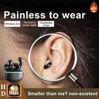 Sleeping Earbuds Wireless Mini Headphones For Work TWS Bluetooth Earphone Stereo Hidden Headsets with Mic HD Call Sport Sleep