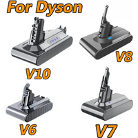 Vacuum Cleaner rechargeable Battery for Dyson V6 V7 V8 V10 Series SV07 SV09 SV10 DC62 Absolute Fluffy Animal Pro Bateria