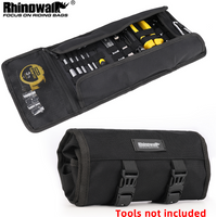 Rhinowalk Motorcycle Tool Bag Portable Motor Toolkit Motorcross Tool Storage Bag Pouch Outdoor Repair Working Tool Roll Pack