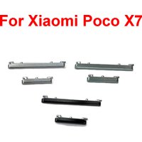 On Off Power Volume Side Button Volume Power For Xiaomi Poco x7 Poco x7 Pro On Off Key Side Button Flex Cable Replacement Parts