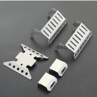Metall Chassis Armor Portal Achsschutz Unterfahrschutz für 1/10 RC Crawler Axial SCX10 III AXI03007 Wrangler JLU Upgrade-Teile