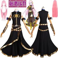 Game Virtual Singer Megurine Luka Cosplay Costume Anime Virtual Idol Earphone props Wig Outfits Party Carnival Women Suits