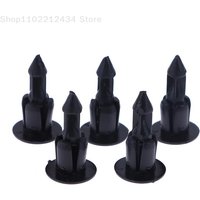 20 Pcs Motorcycle Fairing Rivets - 6mm Push Type Plastic Rivets for Body Panel Trim Clips and Fastener Assortment