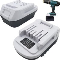White Battery Adapter for Makita MAKB18G for LXT Batteries Adapter for Replacement for Makita G Series 18V Batteries BL1813G