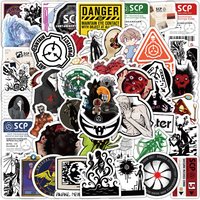 10/60/120PCS SCP Foundation Stickers Online Novels Cartoon Sticker Supernatural Phenomenon Graffiti Decals Laptop Phone Guitar