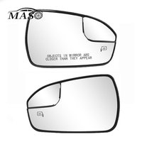 1PCS Replacement for Ford Fusion 2013-2020 Car Side Heated Mirror Glass Rearview Mirror Lens Left /Right DS7Z17K707B USA Version