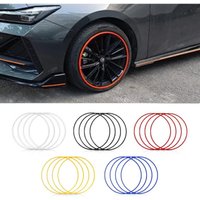 4-piece set of car/racing wheel hub protection rings, R15 R16 R17 R18 R19 R20 R21 R22 wheel rim decorative anti scratch stickers