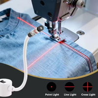 Sewing Vision Guide Light Positioning Beam Quilting Laser Light USB Magnetic Base Line/Cross Cutting Sewing Machine Accessories