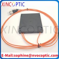850nm 1x2 MM FBT Fiber Coupler,1X2 FBT-MM-850-50/125-50-50-20-10-FU Multimode Fibre Optic Splitter,FC/UPC,1M,2.0mm,100*80*10mm