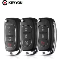 KEYYOU Remote Key Shell Fob 3 Buttons Hyundai New IX35 IX25 IX45 Elantra Santa Fe Sonata TOY40/HY20/HY14 Fob Control Case