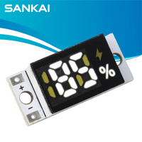Mini Battery Level Indicator Module for 1S 2S 3S 4S Lithium Battery Accurate Percentage Display Module Low Power Battery Meter