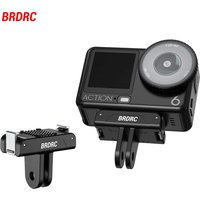 BRDRC Magnetic Adapter Mount for DJI Action 6/Nano Quick Release Mount Base Two Claw Accessories