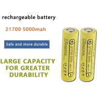 Akumulator Lii-50E 3.7V 21700 LiitoKala 5000mAh, akumulator wielokrotnego ładowania, rozładowanie 5C, baterie o dużej mocy do produktów elektronicznych, latarki