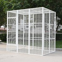 Iron Square Tube and Paint Birds Cages Parrots Living House Aviaries