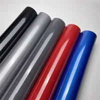 Auto Tuning Self Adhesive 6D Carbon Fiber Wrap Film Car Motorcycle Waterproof Stickers Carbon Film Car Color Change Decals