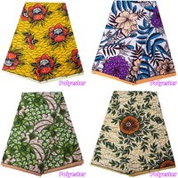 ABCWAX High Quality Wax Fabrics 100% Polyester Ankara Wax Fabric Soft African Print Fabric Veritable Real Wax Fashion DIY PL