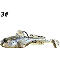 2pcs 9g Weight Silicone Goby Lure 12g Weight Jig Hook TPE Fishing Lure Perch Tackle Soft Material Bass Shad Tackle