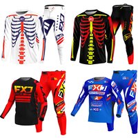 AliExpress FXJ Motocross Jersey Pant Kits Enduro cross racing suit Racer Gear Set Off-road MX MTB MOTO Mens Kits Women's