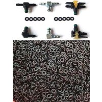 1000PCS Diesel Common Rail Injector Oil Return Tube Sealing Ring Fuel Adapter Rubber O-Ring