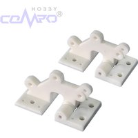 10Pcs Adjustable Canopy Hatch Hinges Connecting Adapter For Aileron KT Foam Fixed Wing RC Aircraft Model Plane Replacement Accs